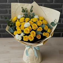 Букет цветов из:  Розы в Александрийской Республики Дагестан