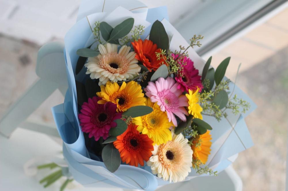 Букет цветов из: Герберы в Александрийской Республики Дагестан