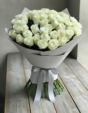 Букет 35 Белых роз #REPLACE_PRED# Александрийской Республики Дагестан