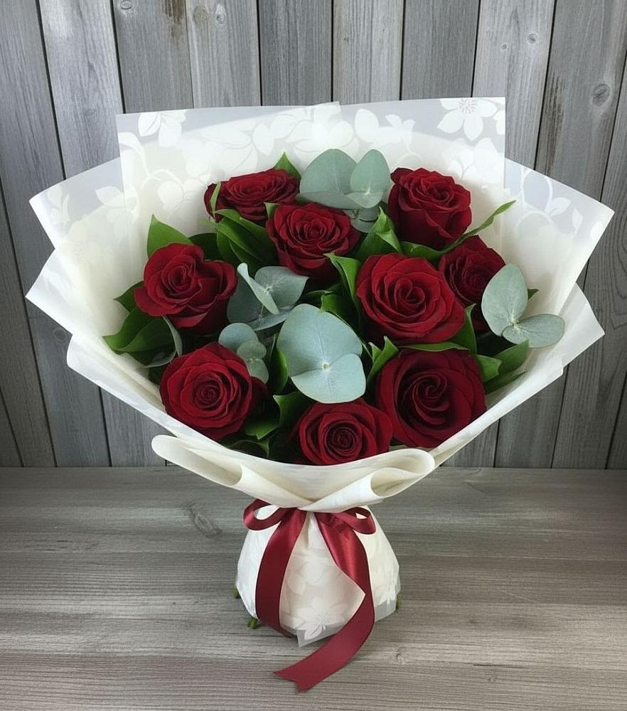 Букет цветов из: Розы в Александрийской Республики Дагестан