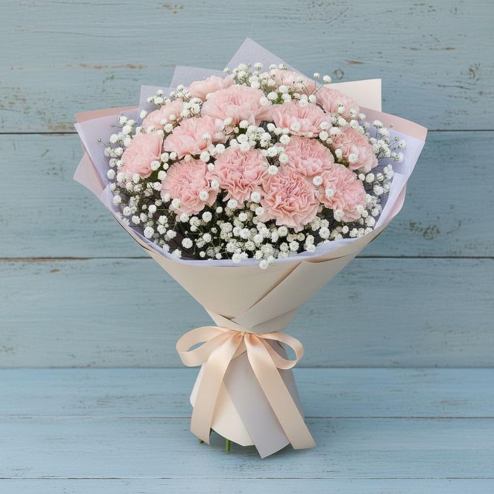 Букет цветов из: Гвоздики в Александрийской Республики Дагестан