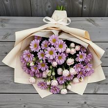 Букет цветов из:  Розы и Хризантемы в Александрийской Республики Дагестан