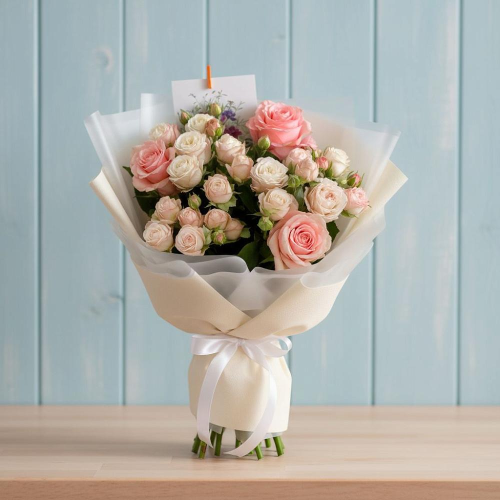 Букет цветов из: Розы в Александрийской Республики Дагестан