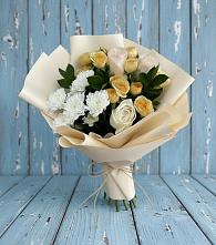Букет цветов из:  Розы и Хризантемы в Александрийской Республики Дагестан