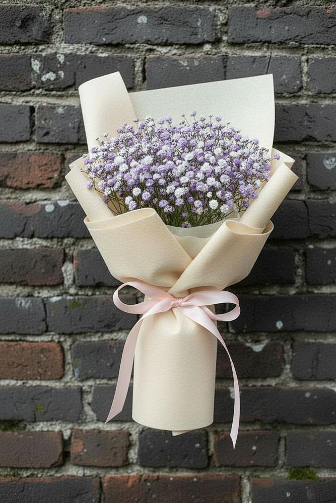 Букет цветов из: Гипсофила в Александрийской Республики Дагестан