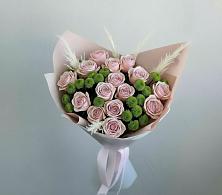 Букет цветов из:  Розы и Хризантемы #REPLACE_PRED# Александрийской Республики Дагестан