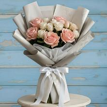 Букет цветов из:  Розы в Александрийской Республики Дагестан