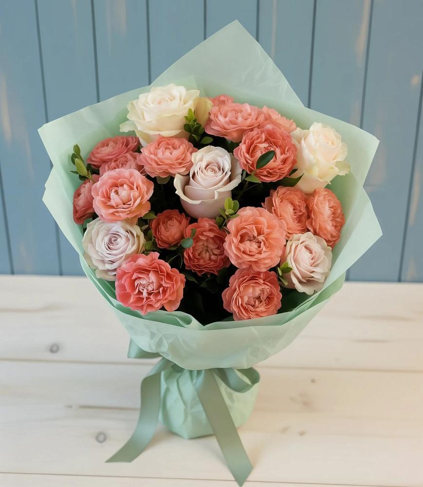 Букет цветов из: Розы в Александрийской Республики Дагестан