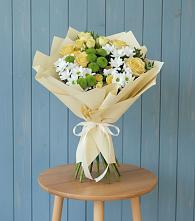 Букет цветов из:  Хризантемы и Розы в Александрийской Республики Дагестан