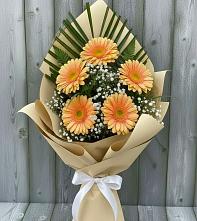 Букет цветов из:  Герберы в Александрийской Республики Дагестан