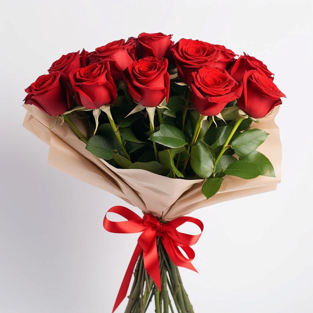 Букет 11 Красных роз Эдлесс Лав в Александрийской Республики Дагестан